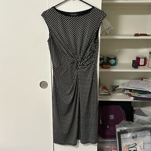 Black dress with a pattern
